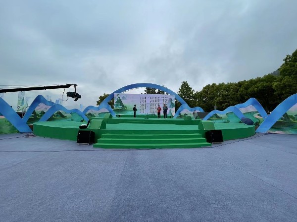 浙江省第二屆生態運動會舞臺音響租賃成功案例