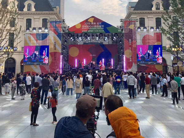 東海苔花如心小鎮音樂節燈光設備租賃案例