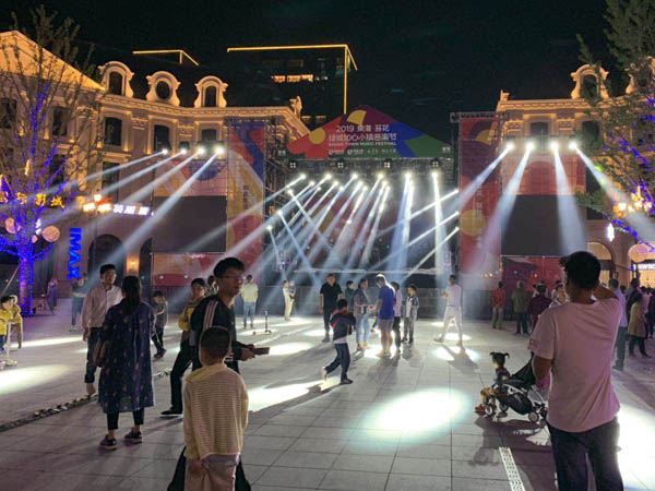 東海苔花如心小鎮音樂節燈光設備租賃案例