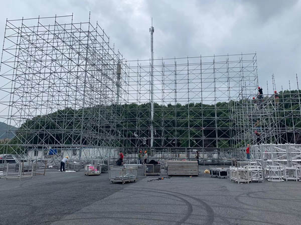 杭州草莓音樂節(jié)舞臺(tái)雷亞架租賃