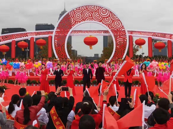 唱響新時(shí)代走進(jìn)寧波雷亞架舞臺(tái)租賃案例